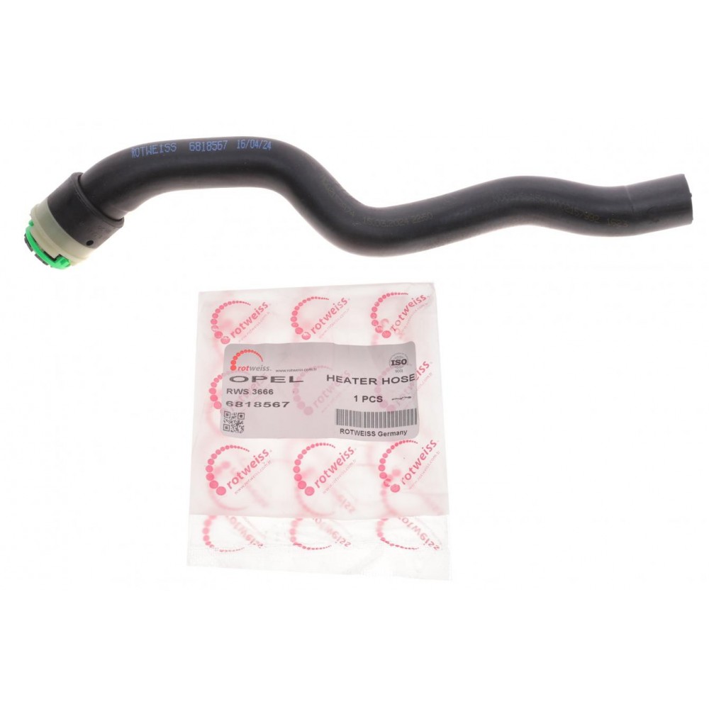 Патрубок системи охолодження Opel Astra H 1.6 04-10