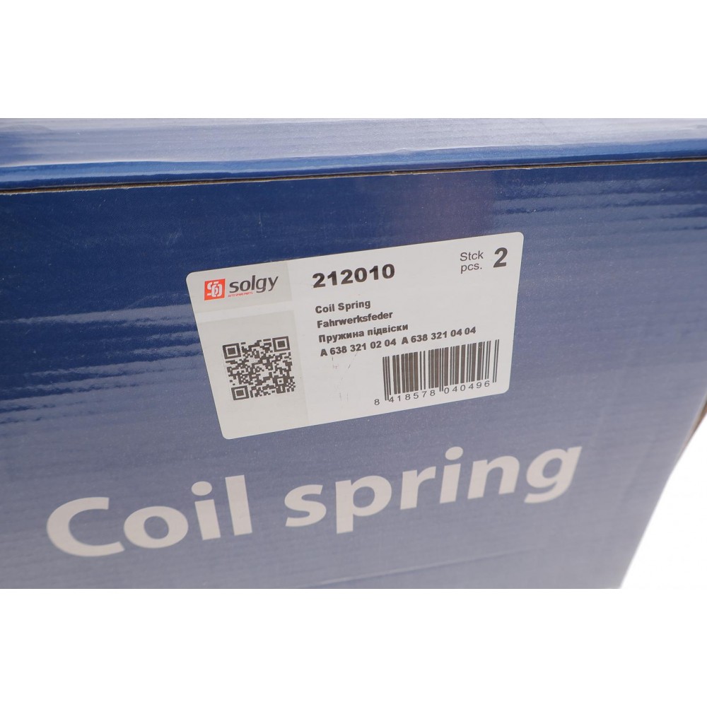 Пружина (передня) MB Vito (W638) 96-03 (з пост. діам.)