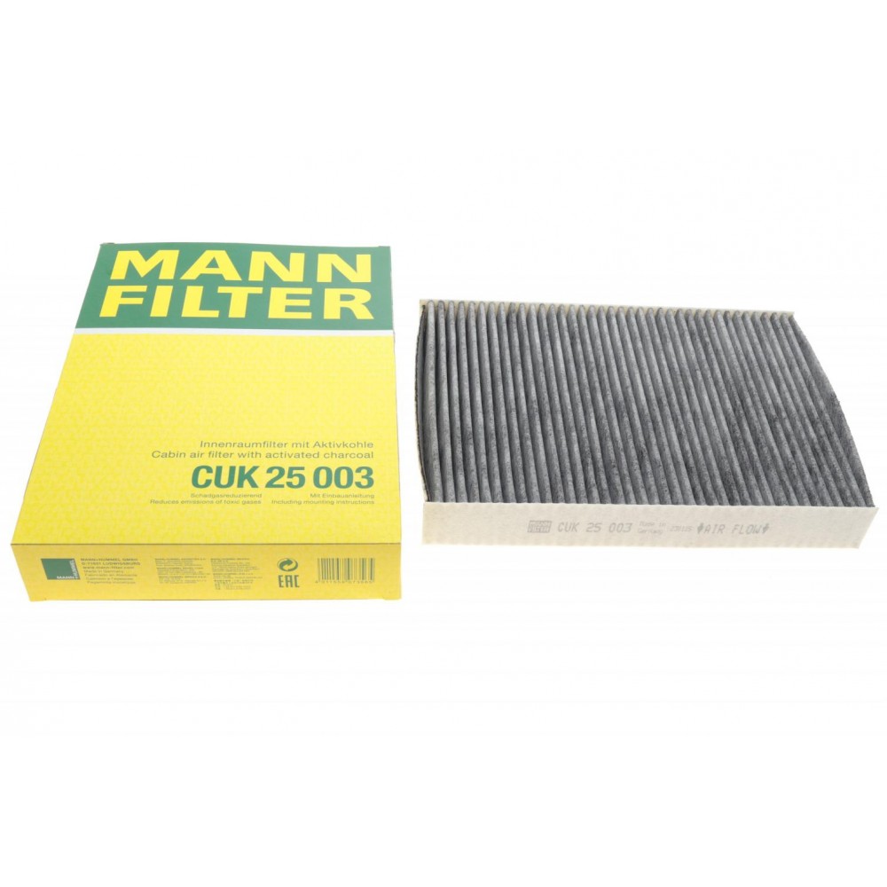 CUK 25 003 MANN-FILTER Фільтр повітря у внутрішньому просторі