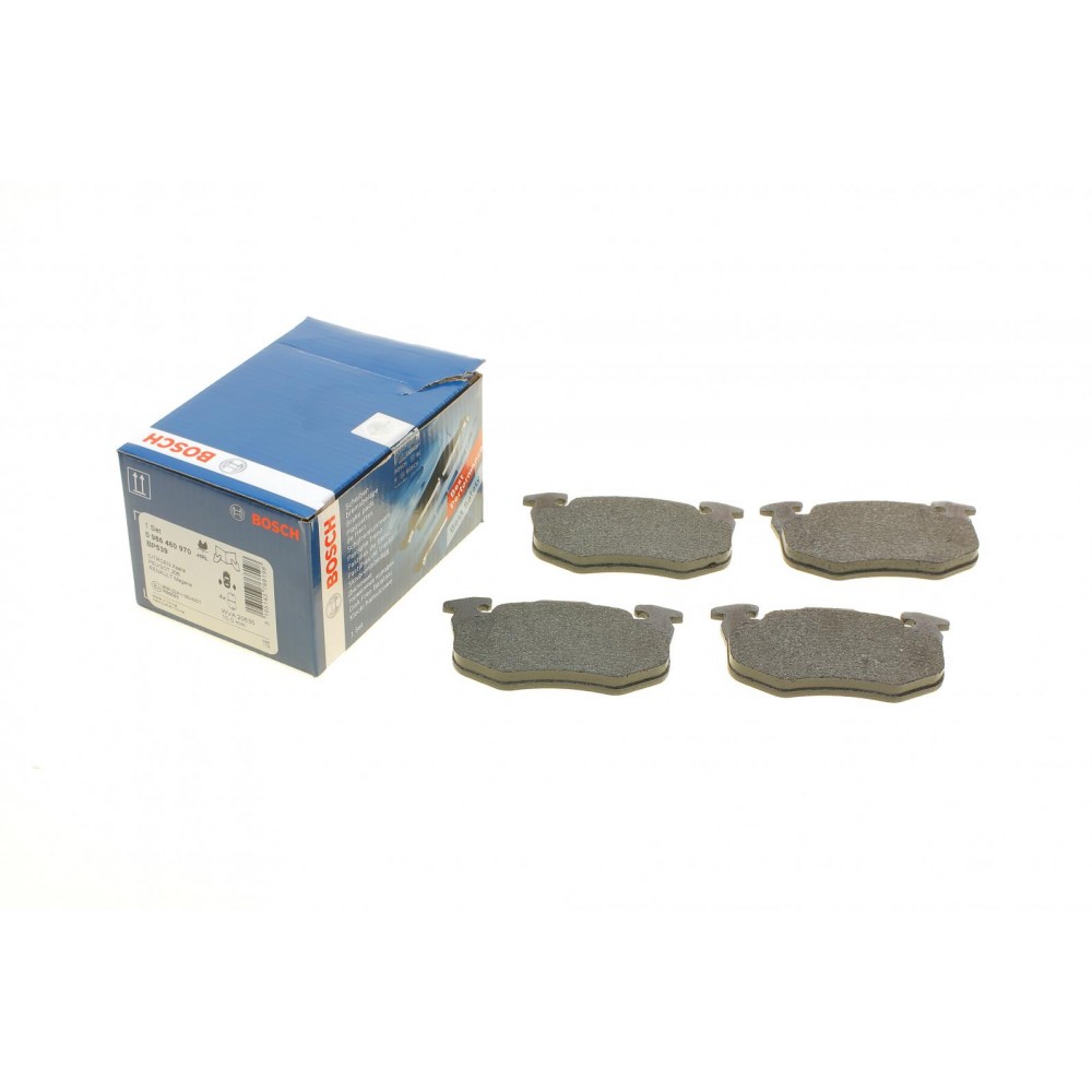 0 986 460 970 BOSCH Комплект гальмівних колодок дисковий гальм