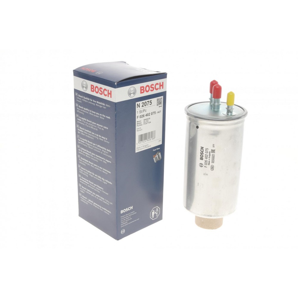 F 026 402 075 BOSCH Паливний фільтр