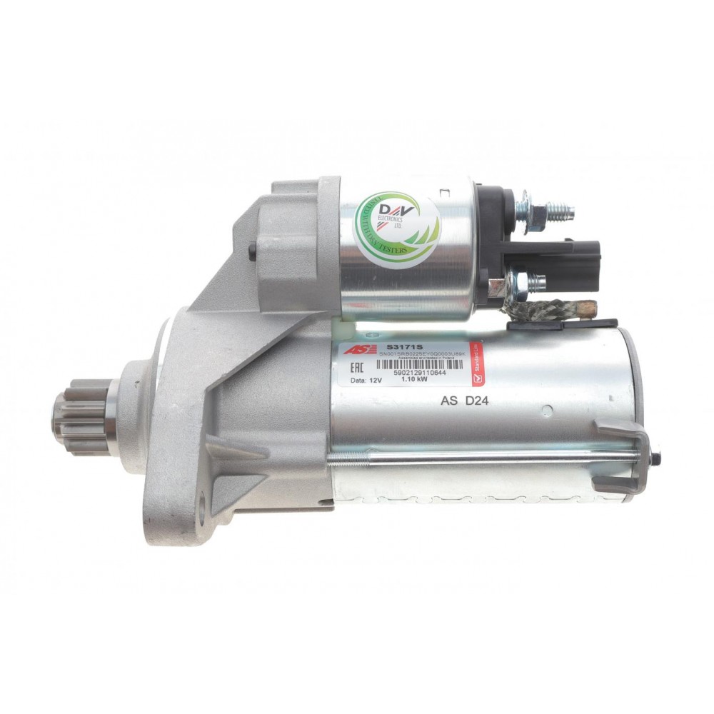 Стартер Audi A3 2.0 TFSI 08-13/VW Passat 2.0 TFSI 05-10 (12V/1.1kw) (z=10)