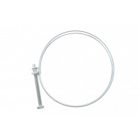 Хомут гвинтовий Ø133-140x2,5 мм