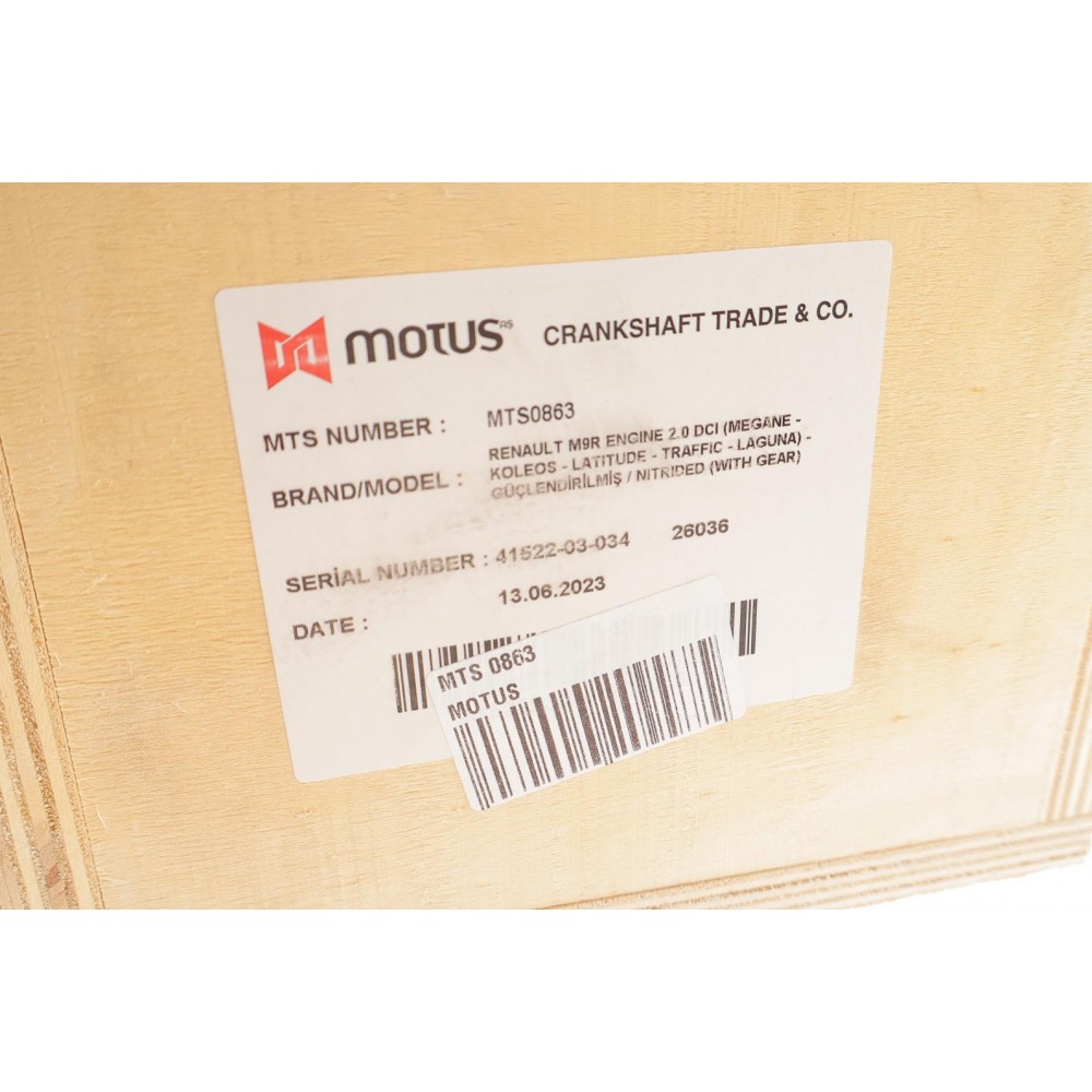 Колінчастий вал Renault Trafic/Opel Vivaro/Nissan Primastar 2.0dCI 06-