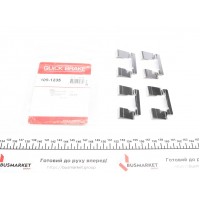 109-1235 QUICK BRAKE Комплектуючі колодки дискового гальма
