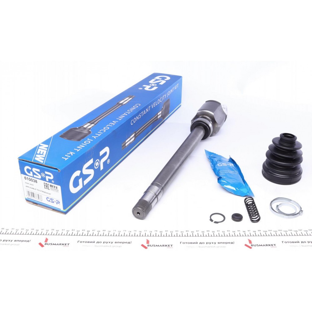 610038 GSP Шарнирный комплект, Привідний вал