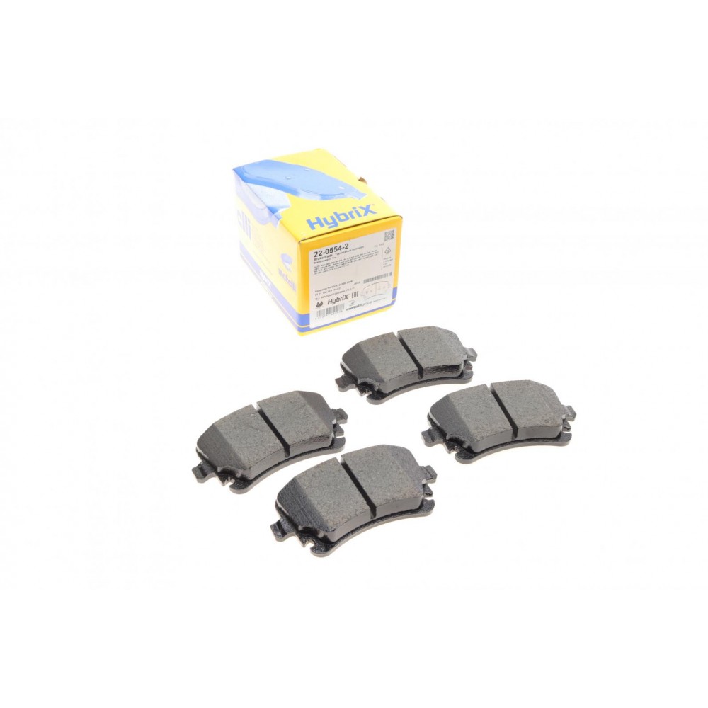 22-0554-2 METELLI Комплект гальмівних колодок дисковий гальм