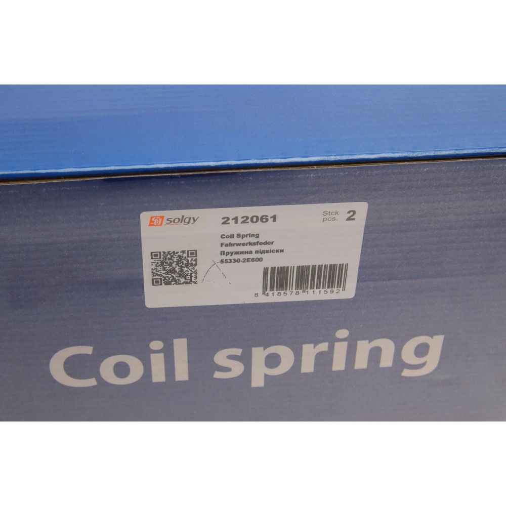 Пружина (задня) Hyundai Tucson 4x4 04-10/Kia Sportage 2.0/CRDi/2.7 04- (SUV)