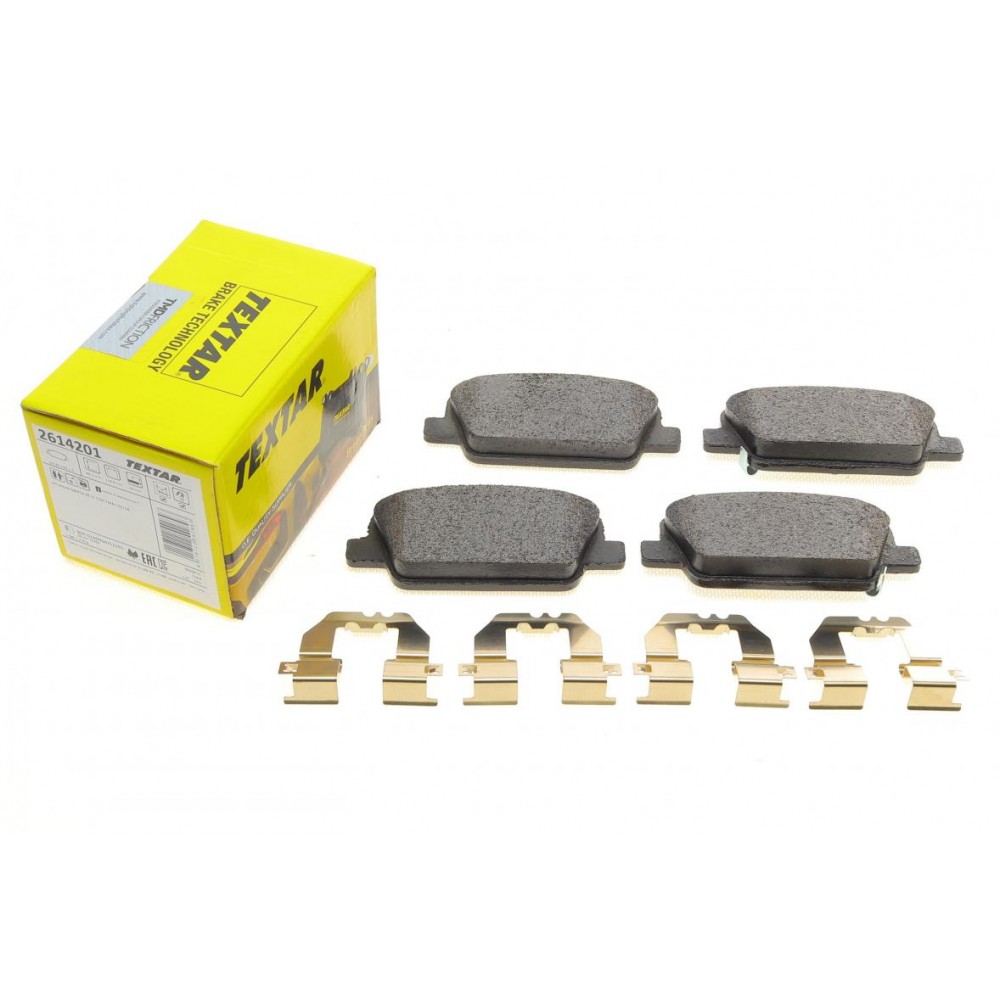 2614201 TEXTAR Комплект гальмівних колодок дисковий гальм