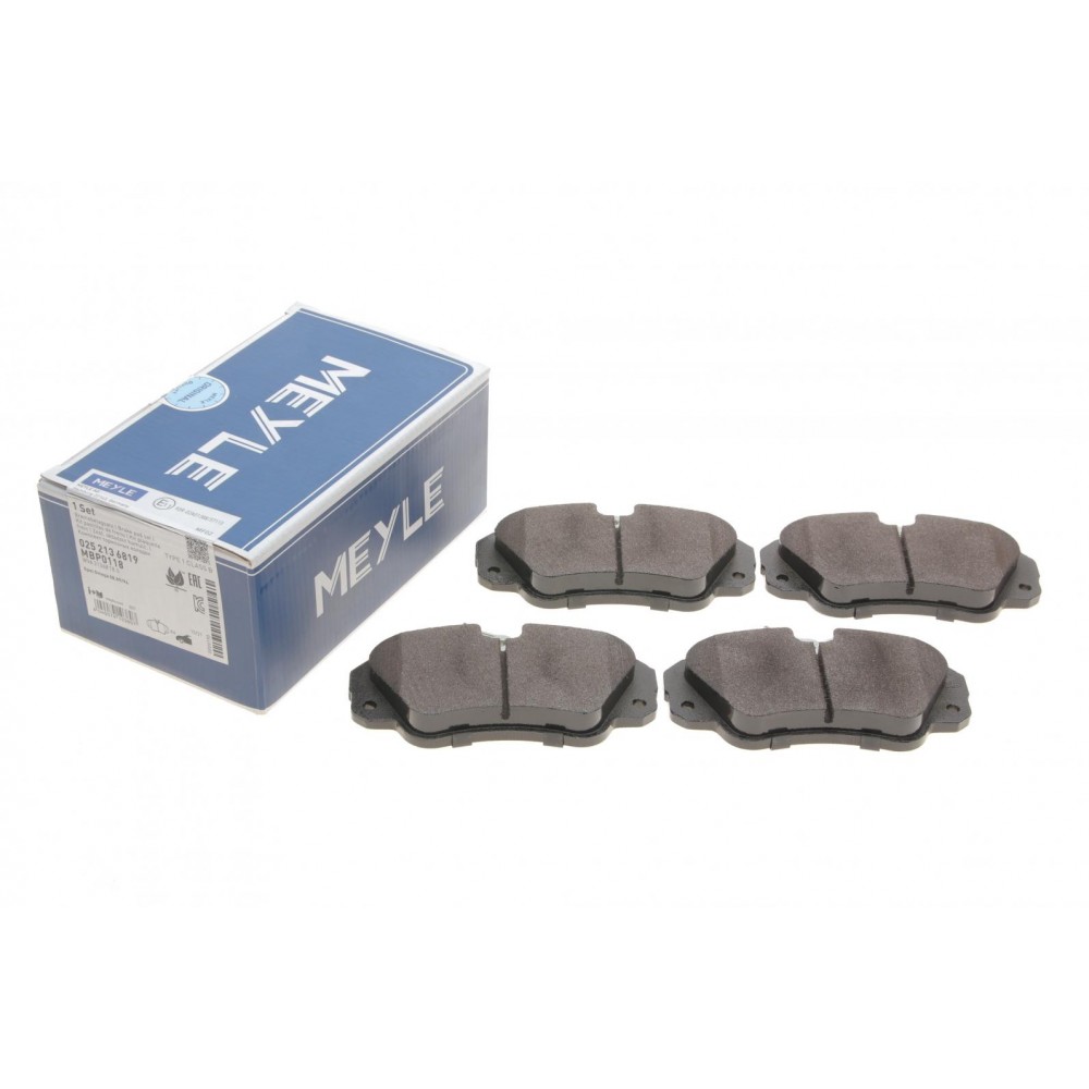 025 213 6819 MEYLE Комплект гальмівних колодок дисковий гальм