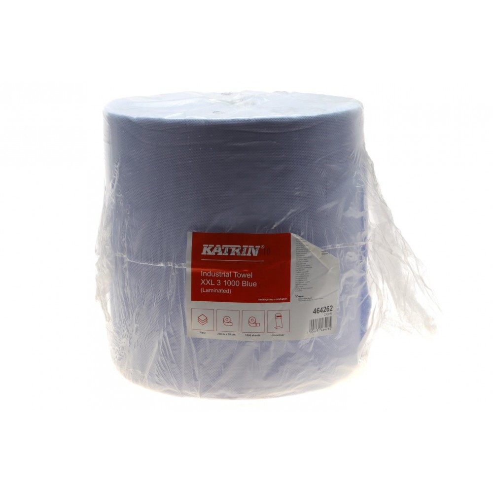 Папір для протирання  поверхонь Classic Industrial XXL3 3 шари/1000 отр.(36х38cм) (блакитний)