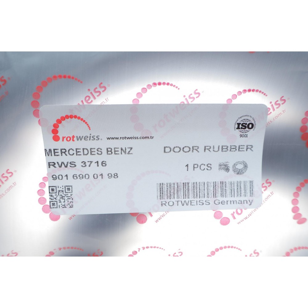 Ущільнювач дверей (задніх) MB Sprinter (901-904) (високий дах)