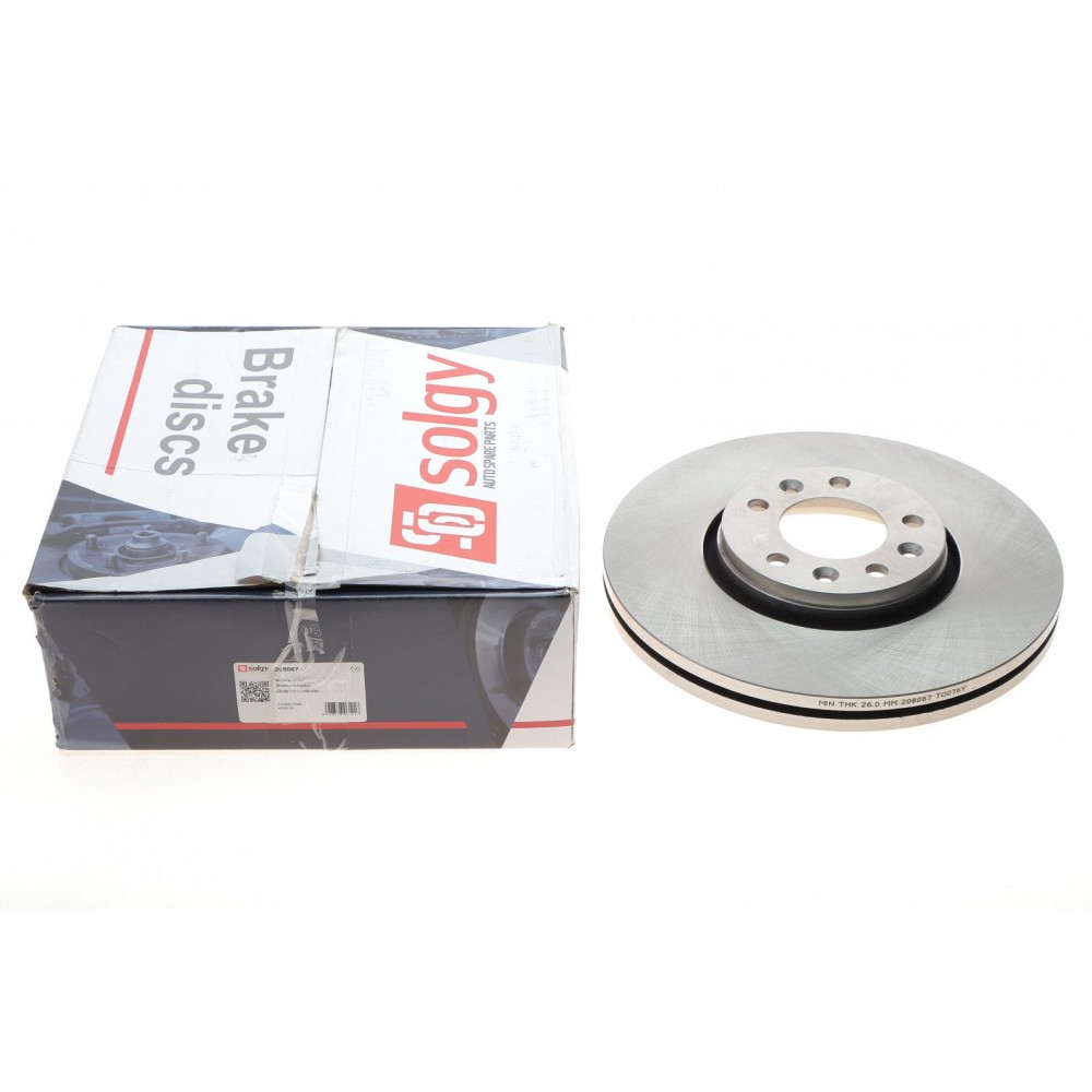 Диск гальмівний (передній) Fiat Scudo 07- (304x28)