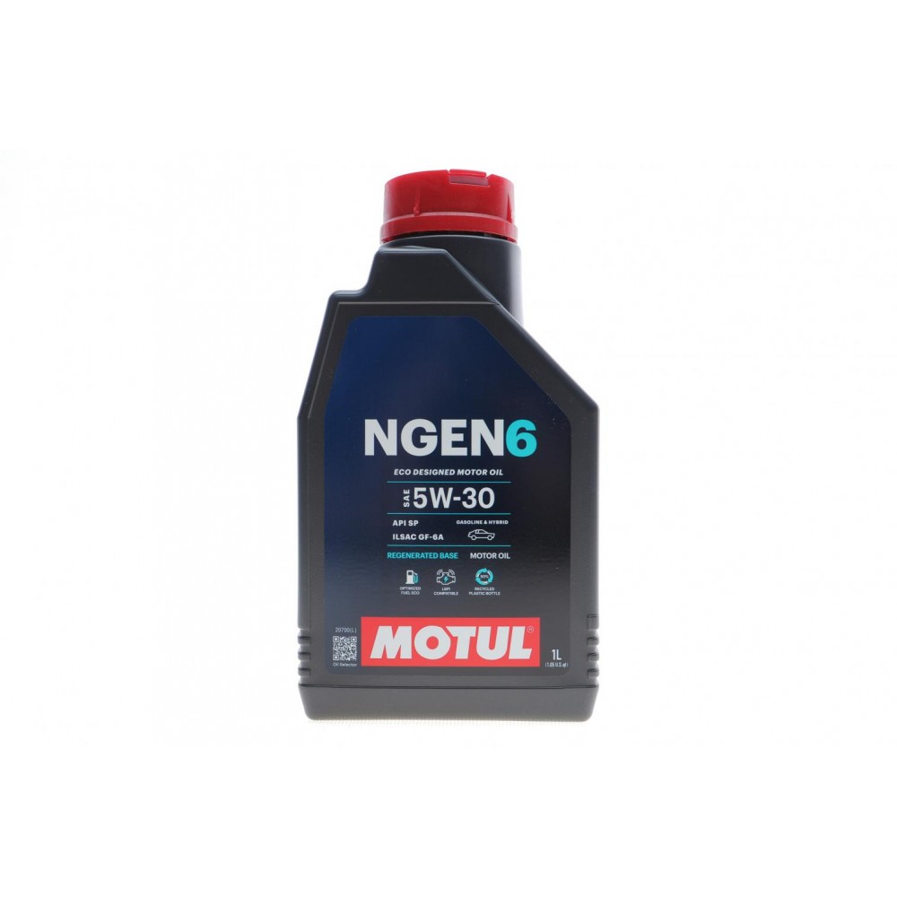 Олива моторне синтетичне MOTUL NGEN 6 SAE 5W30 1л (839811)