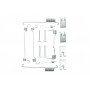 105-0751 QUICK BRAKE Комплектуючі гальмівна колодка
