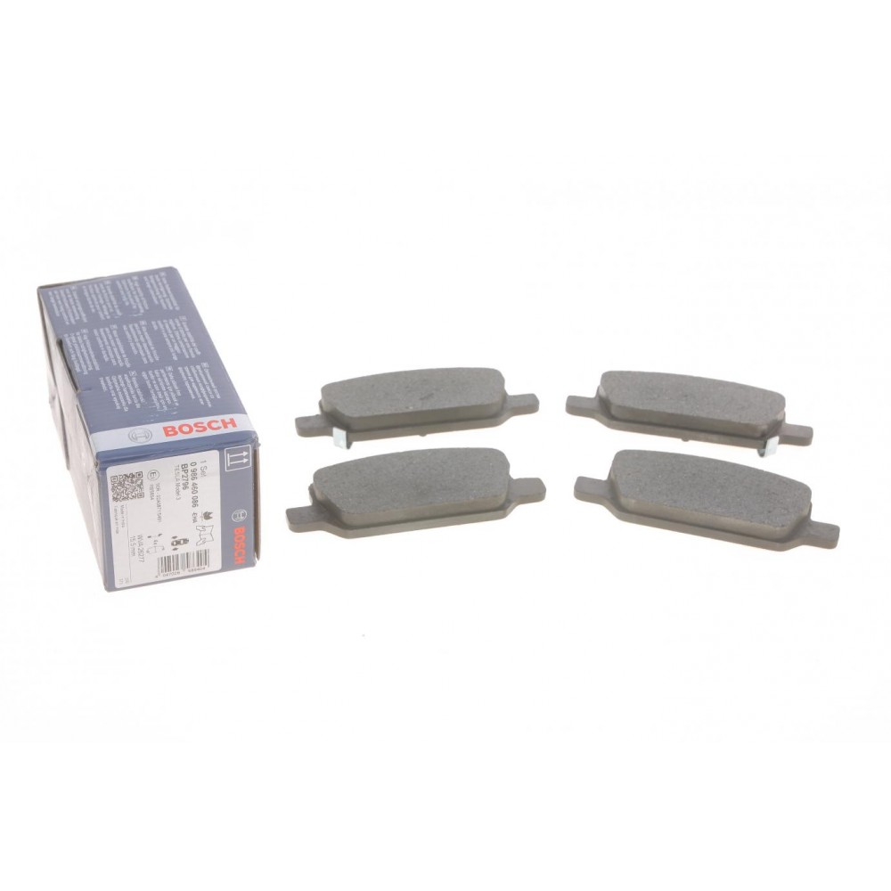 0 986 460 086 BOSCH Комплект гальмівних колодок дисковий гальм