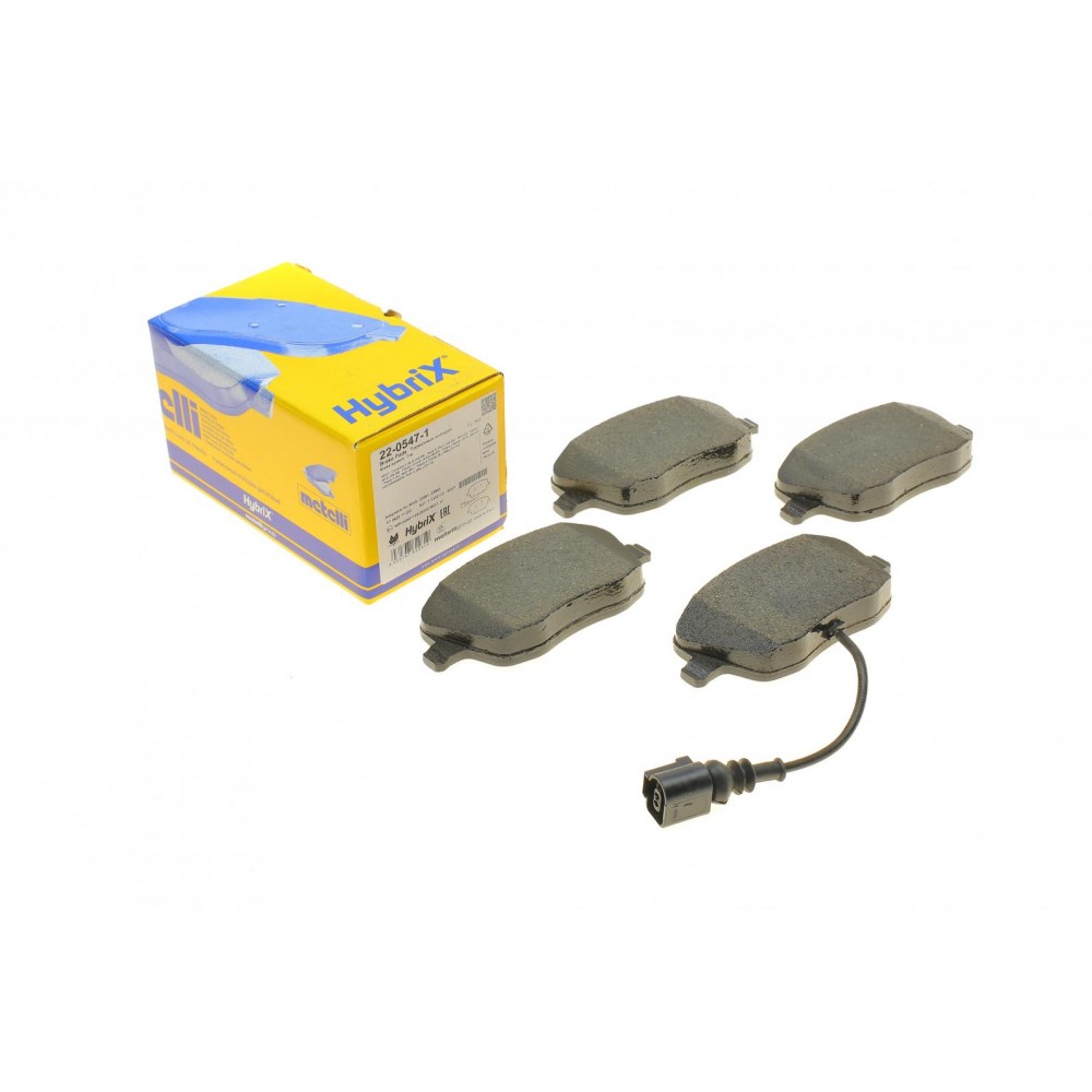 22-0547-1 METELLI Комплект гальмівних колодок дисковий гальм
