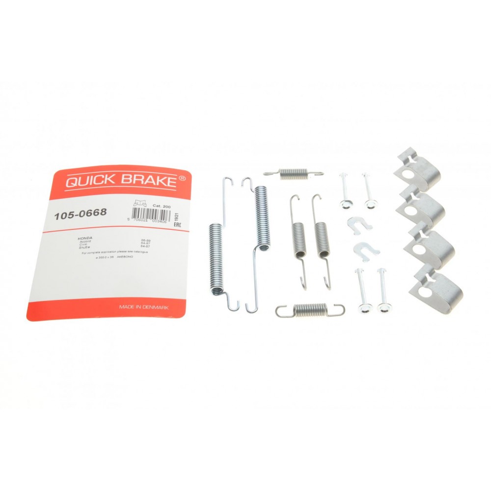 105-0668 QUICK BRAKE Комплектуючі гальмівна колодка