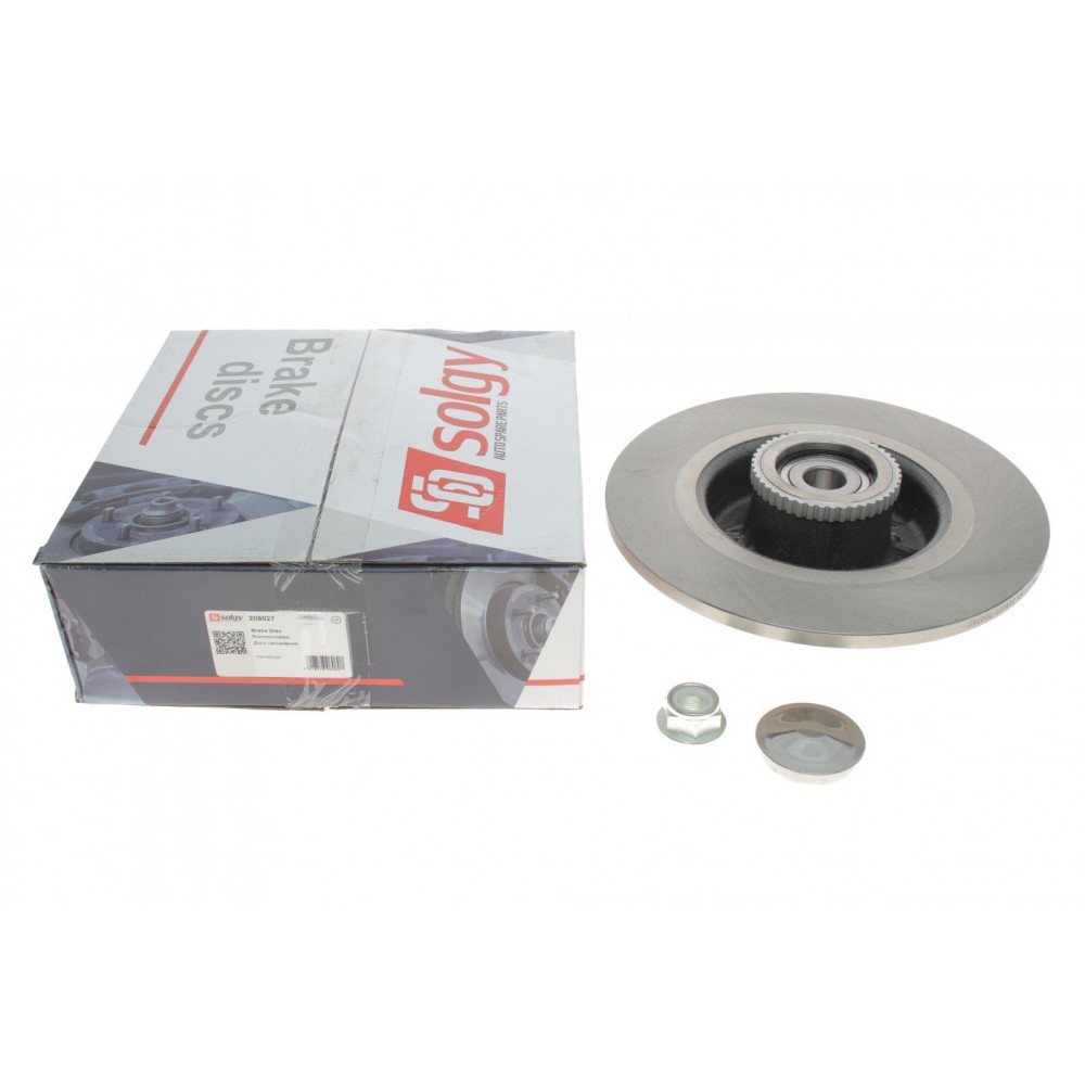 Диск гальмівний (задній) Renault Megane -03 (274x11) (+ABS) (з підшипником)