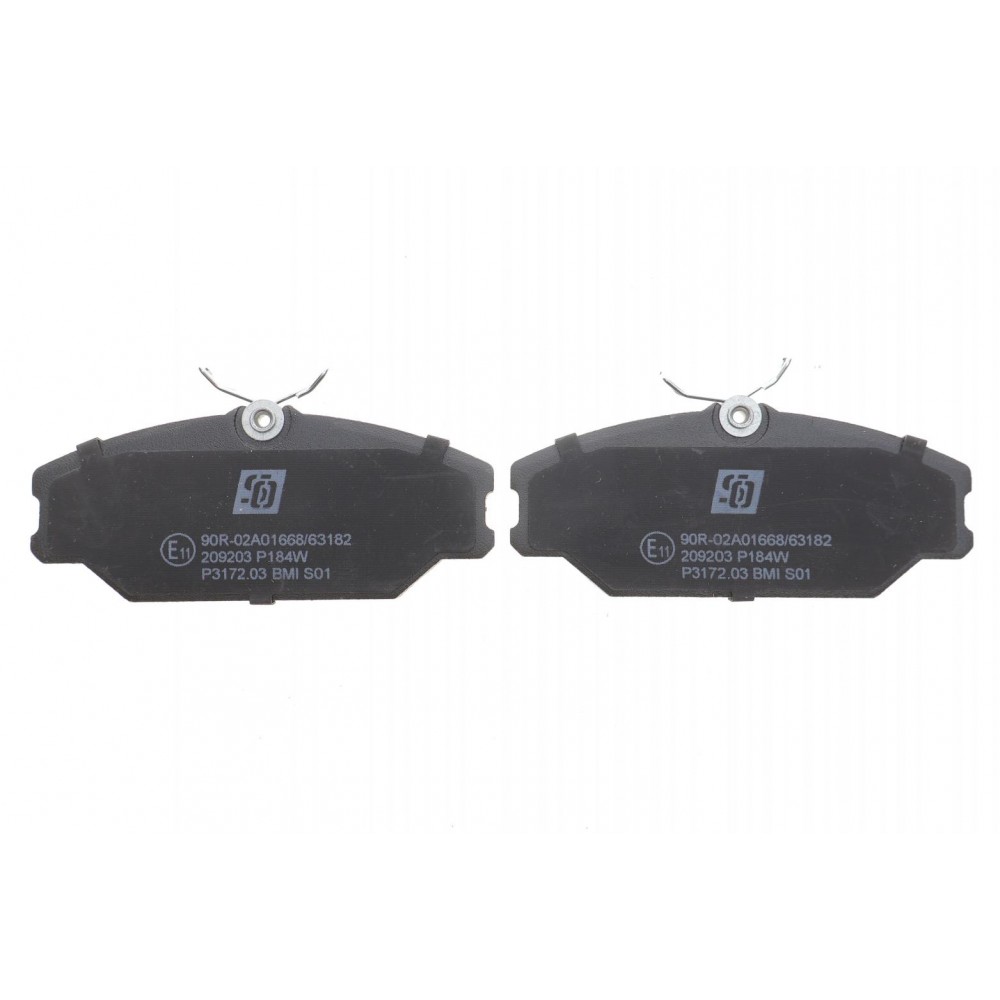 Колодки гальмівні (передні) Renault Clio II 00-09/Laguna 93-01/Megane/Scenic/Safrane 96-03