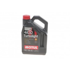 Олива моторне напівсинтетичне MOTUL 4100 Turbolight Technosynthese 10W-40, 4л (387607) (109462)