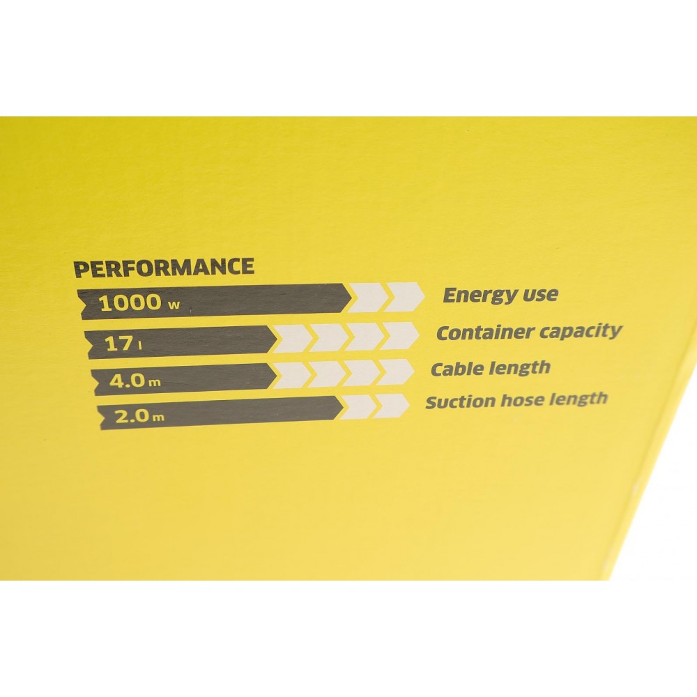 Пилосос для сухого/вологого прибирання WD 3 P V-17/4/20 (+ фільтр/мішок) (1000Вт)
