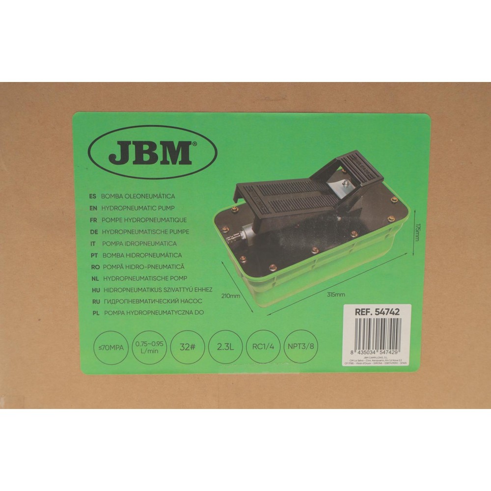 Гідропневматичний насос на 2.3 л для 54741 JBM