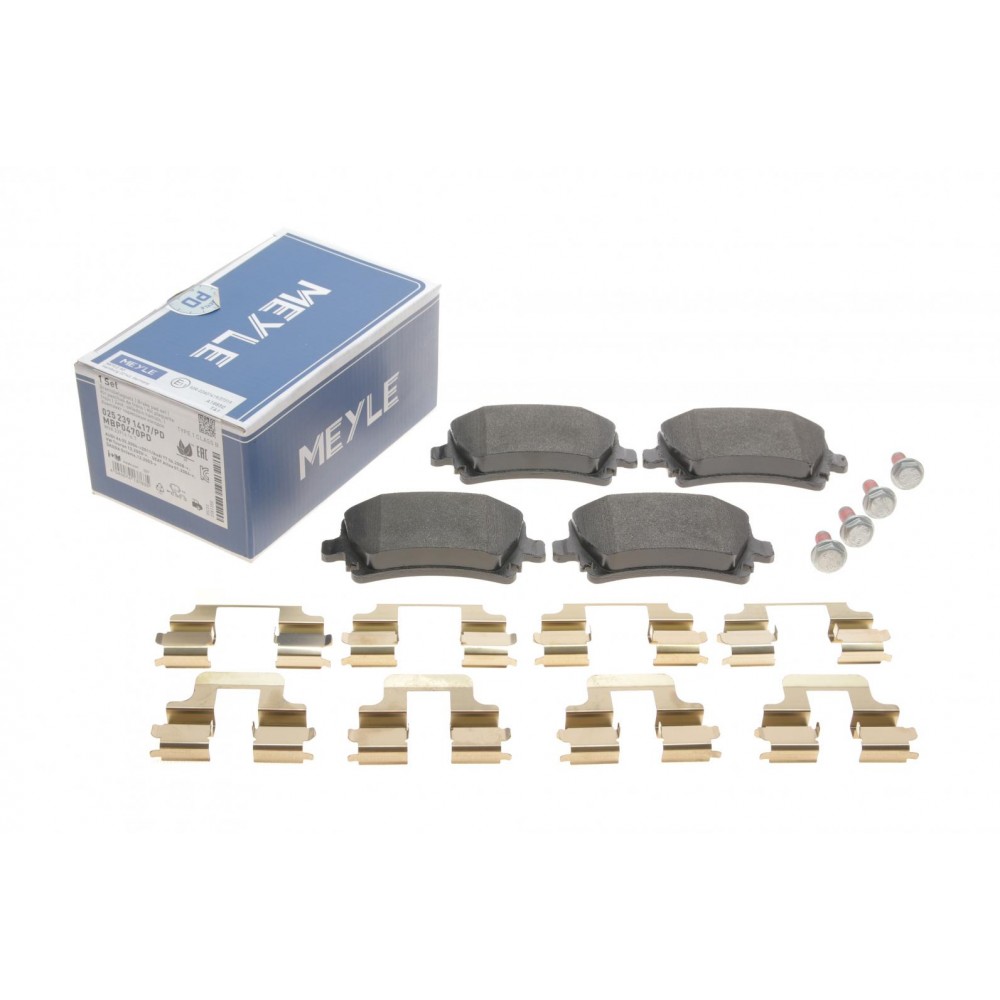 025 239 1417/PD MEYLE Комплект гальмівних колодок дисковий гальм