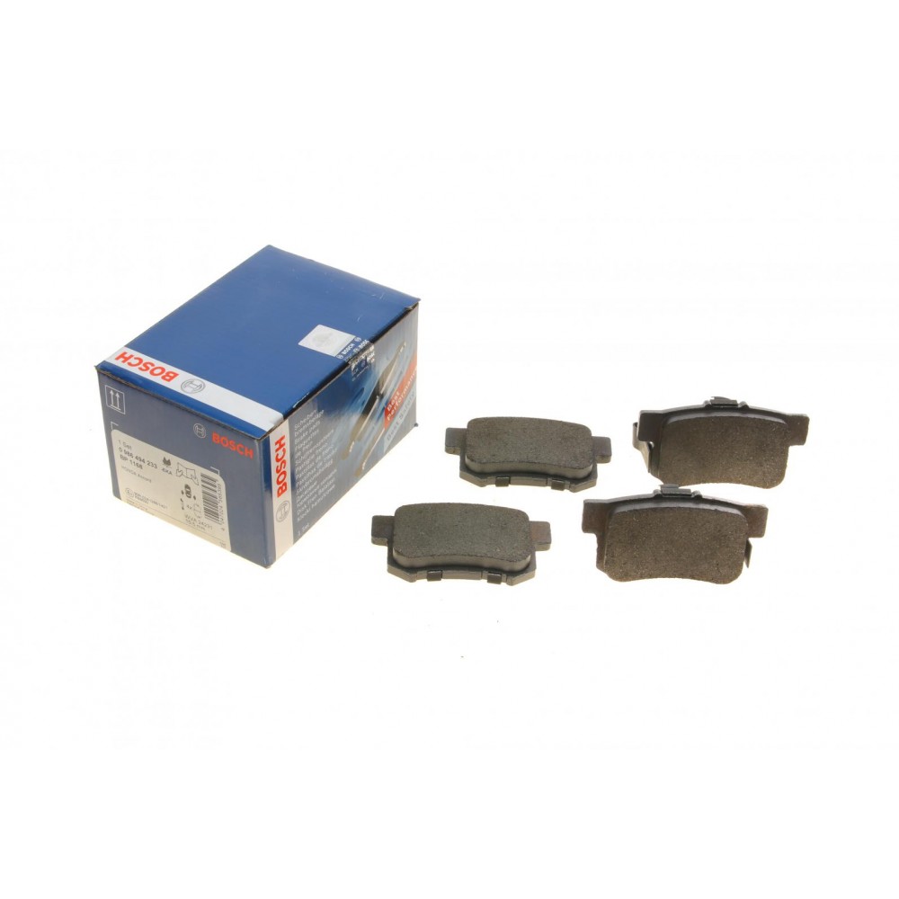 0 986 494 233 BOSCH Комплект гальмівних колодок дисковий гальм