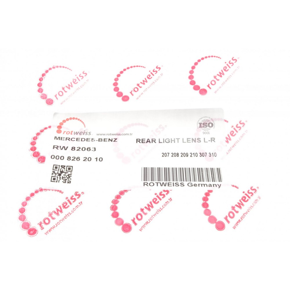 Скло ліхтаря (заднього) MB 207-410D