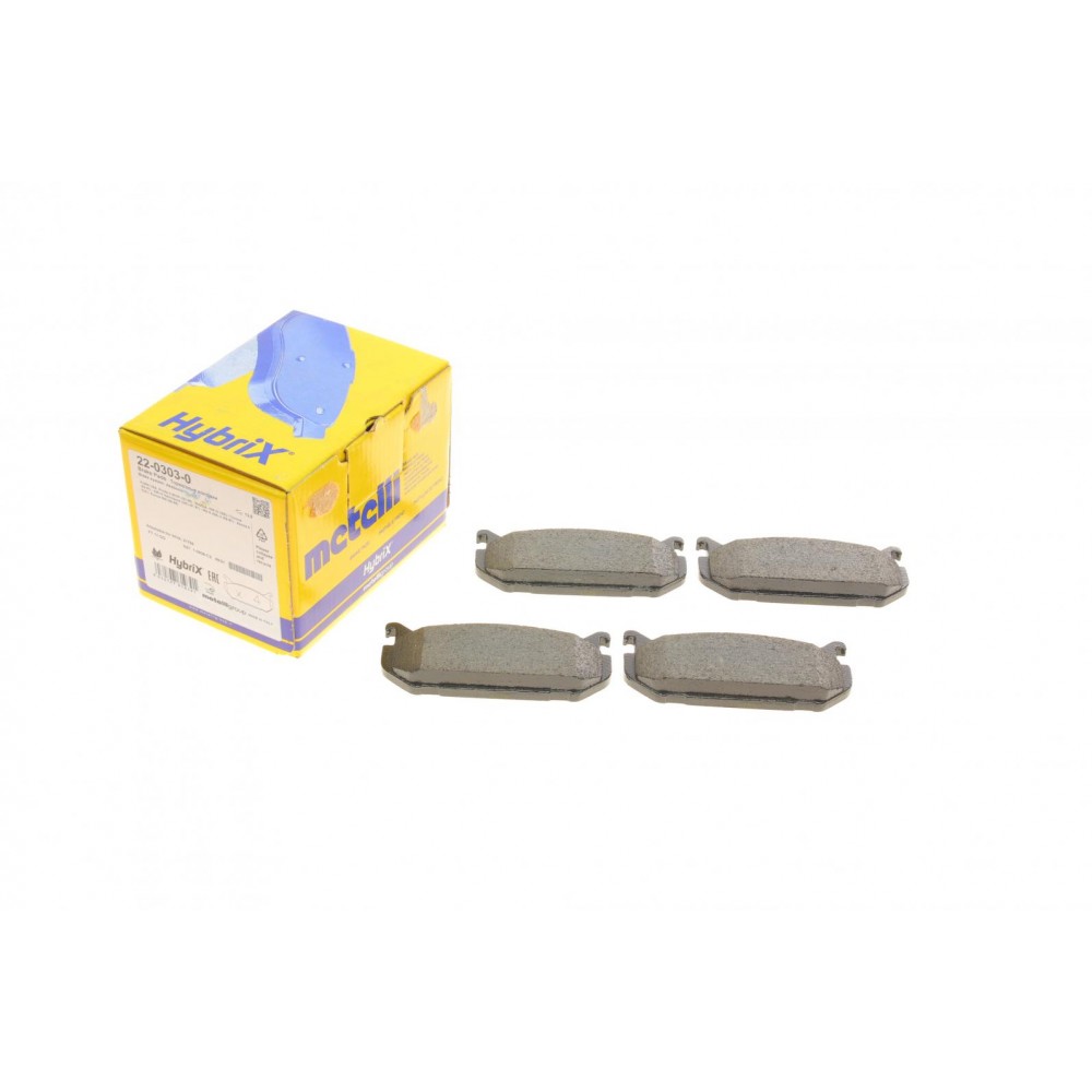 22-0303-0 METELLI Комплект гальмівних колодок дисковий гальм