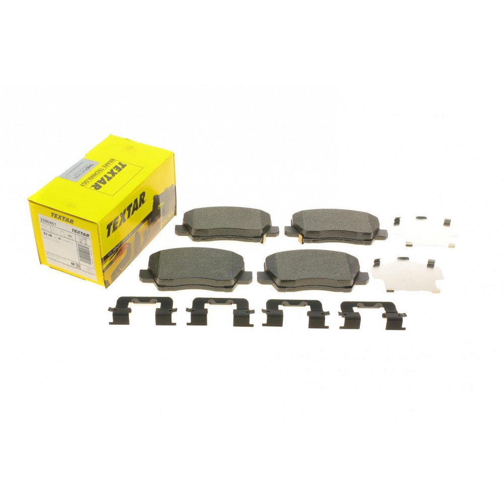 2290401 TEXTAR Комплект гальмівних колодок дисковий гальм