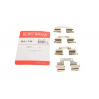 109-1739 QUICK BRAKE Комплектуючі колодки дискового гальма
