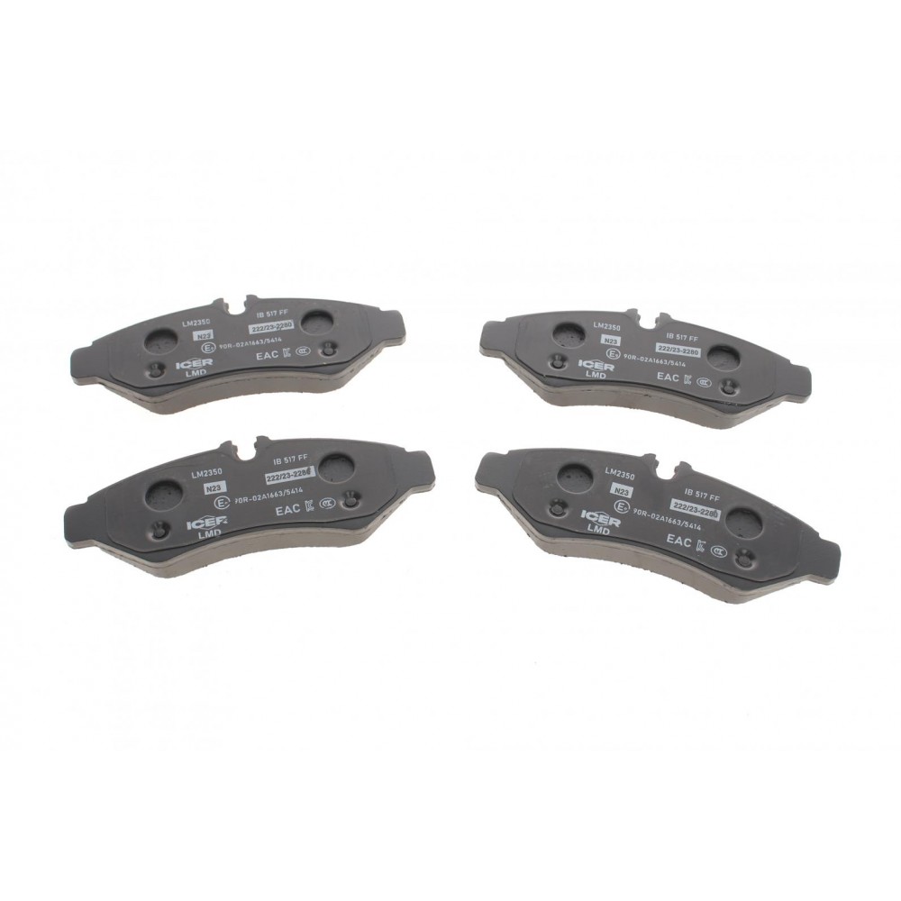 Колодки гальмівні (задні) MB Sprinter (907,910) 211-419CDI 18-