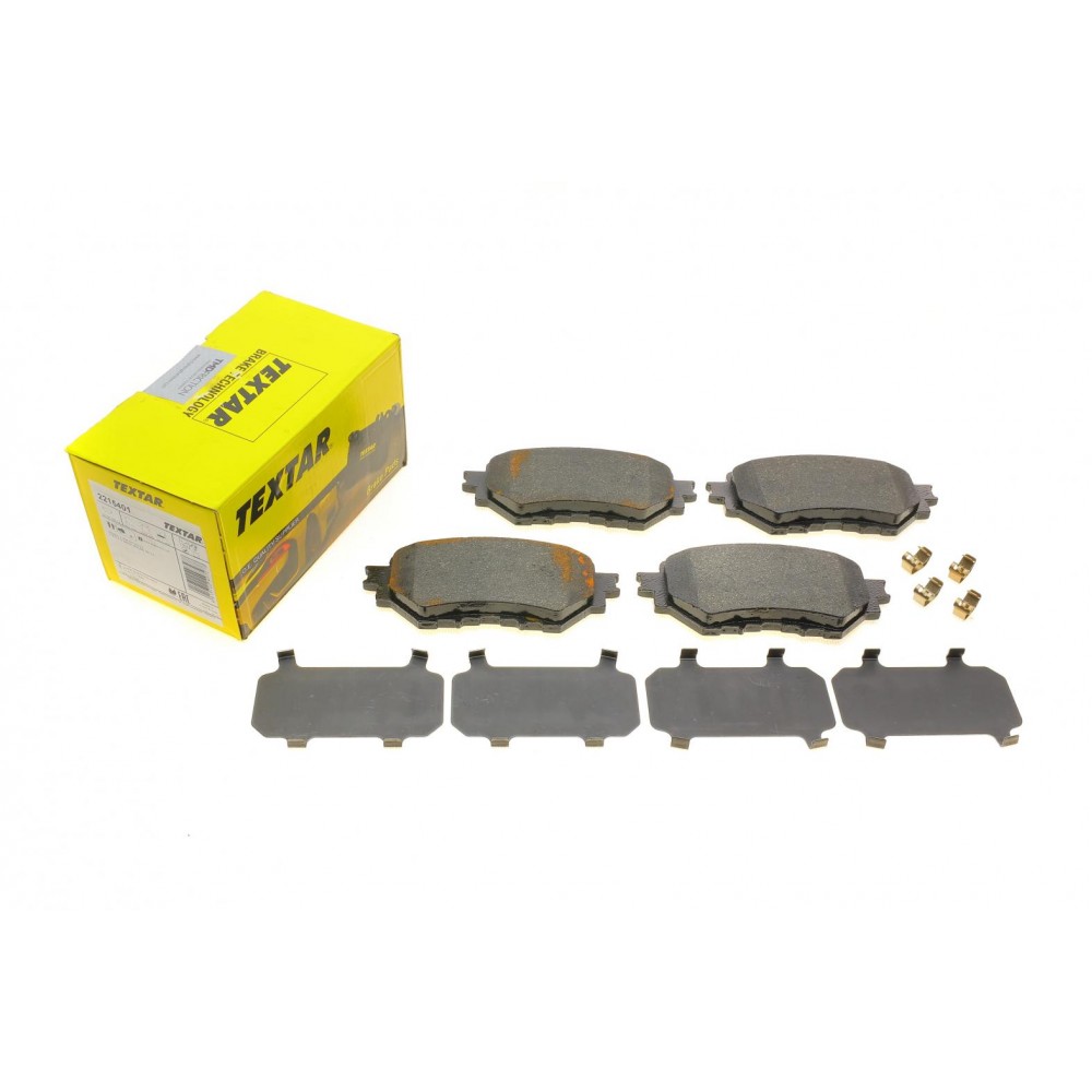2215401 TEXTAR Комплект гальмівних колодок дисковий гальм