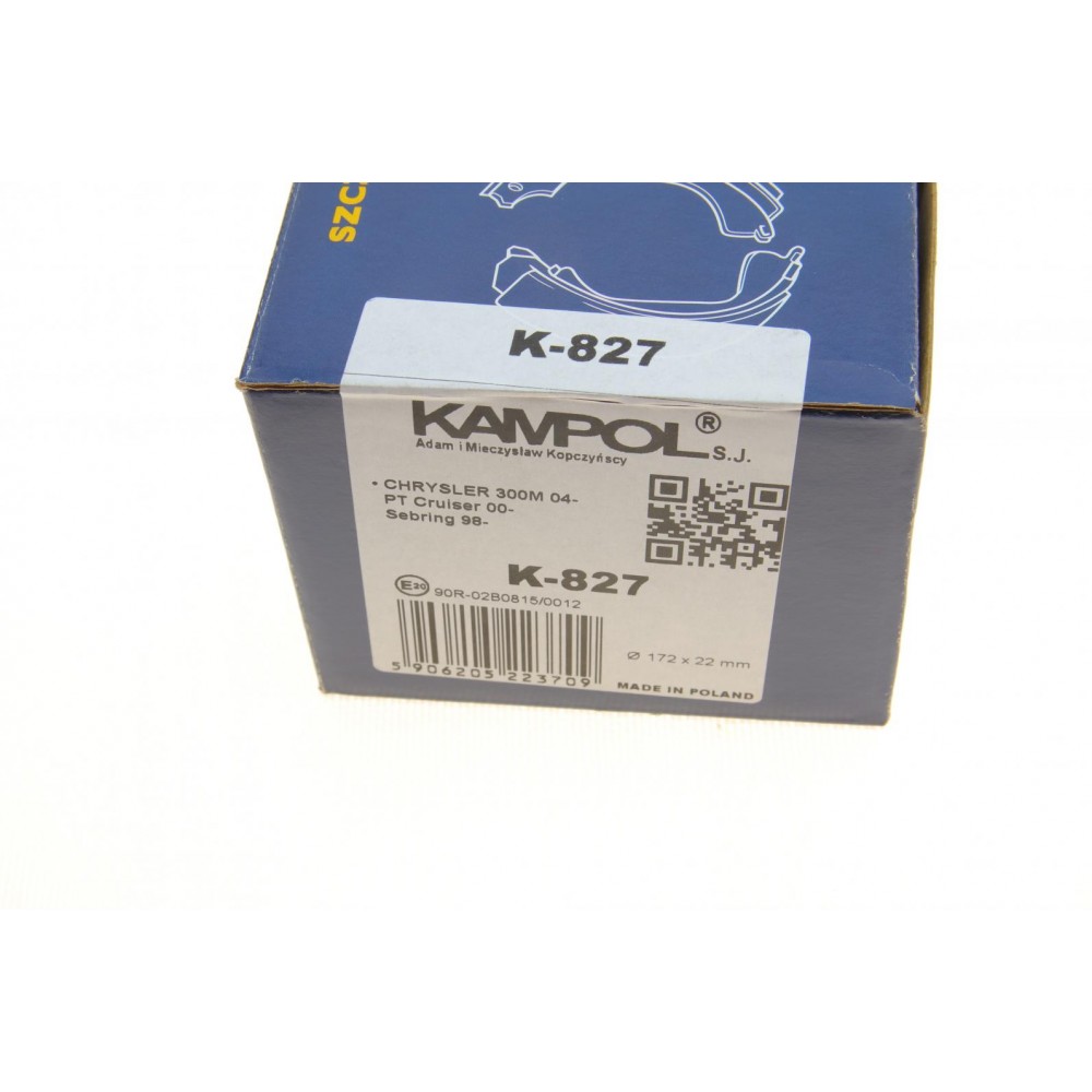 Колодки ручника Chrysler Concorde/Sebring 98-