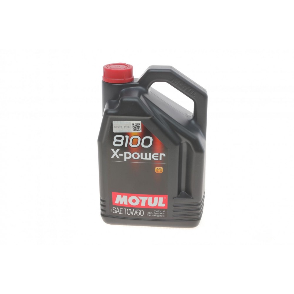 Олива моторне 100% синтетичне MOTUL 8100 X-power 10W-60, 5л (854851) (106144)
