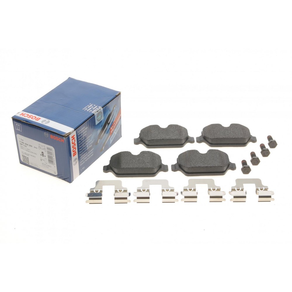 0 986 494 269 BOSCH Комплект гальмівних колодок дисковий гальм