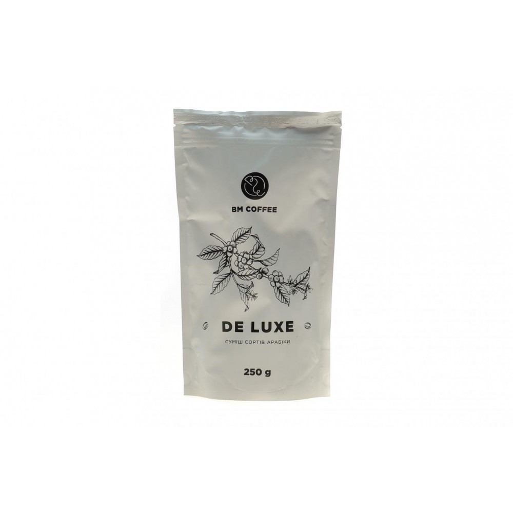 Кава мелена заварна Арабіка De Luxe (0,25кг)