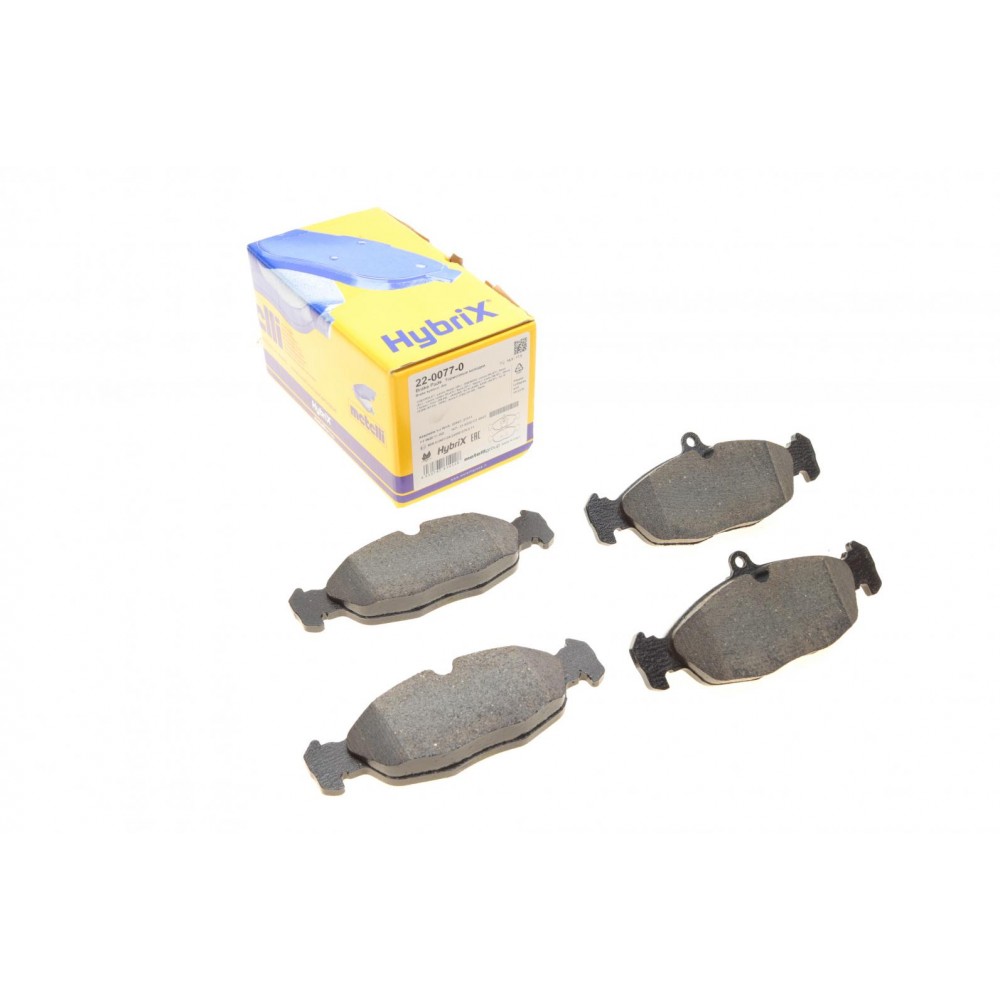 22-0077-0 METELLI Комплект гальмівних колодок дисковий гальм