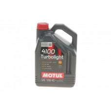 Олива моторне напівсинтетичне MOTUL 4100 Turbolight Technosynthese 10W-40, 5л (387606) (108645)