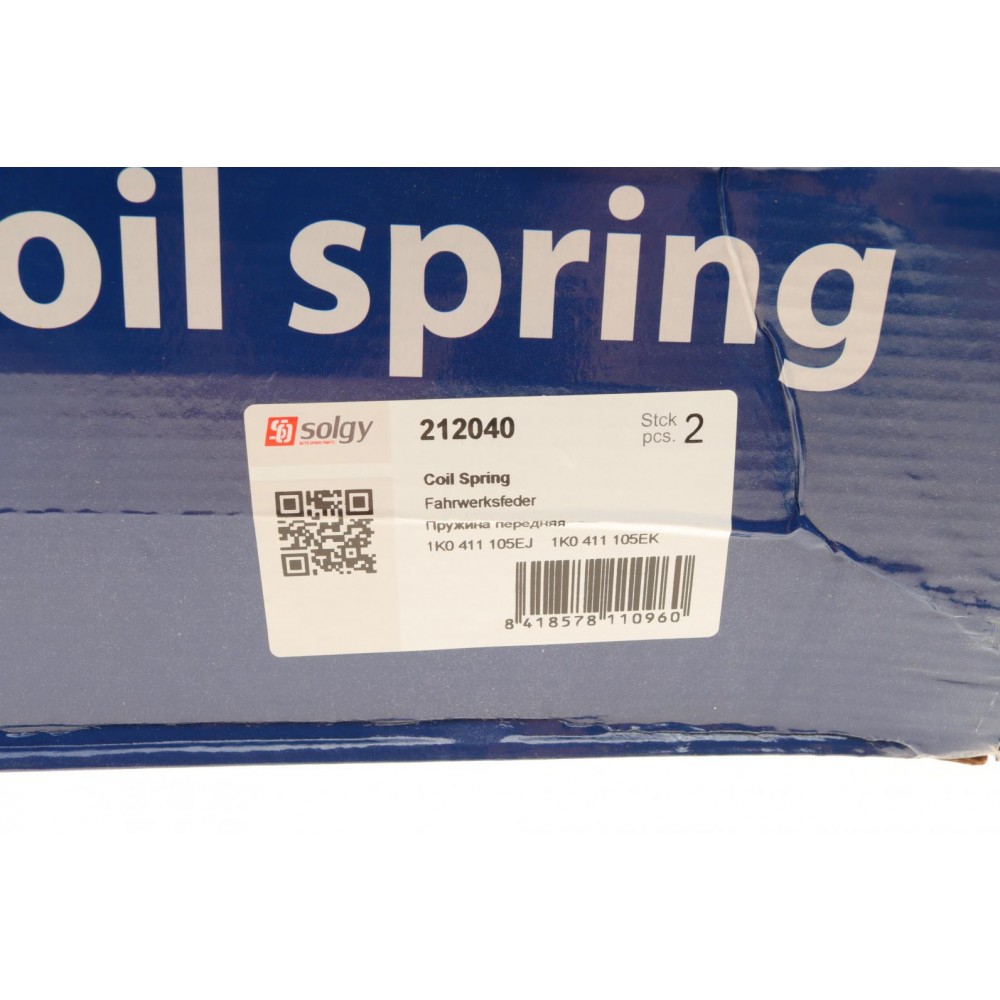 Пружина (передня) VW Caddy III 1.9TDI/2.0TDI 04-15 (фургон/універсал)