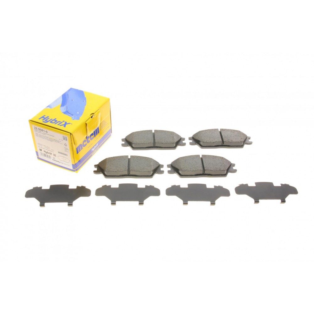 22-0081-0 METELLI Комплект гальмівних колодок дисковий гальм