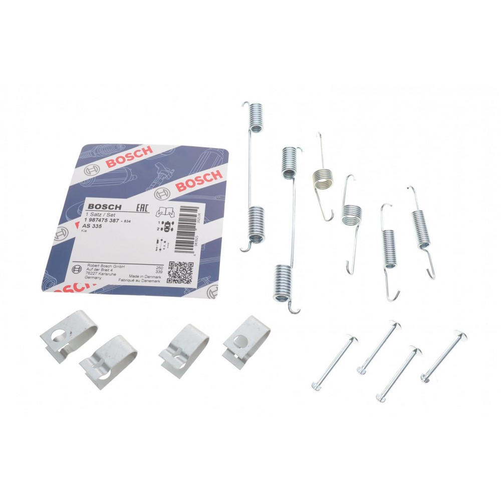 1 987 475 387 BOSCH Комплектуючі гальмівна колодка