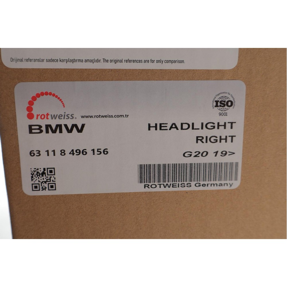 Фара (R) BMW 3 (G20/G80/G28) 18- (LED)