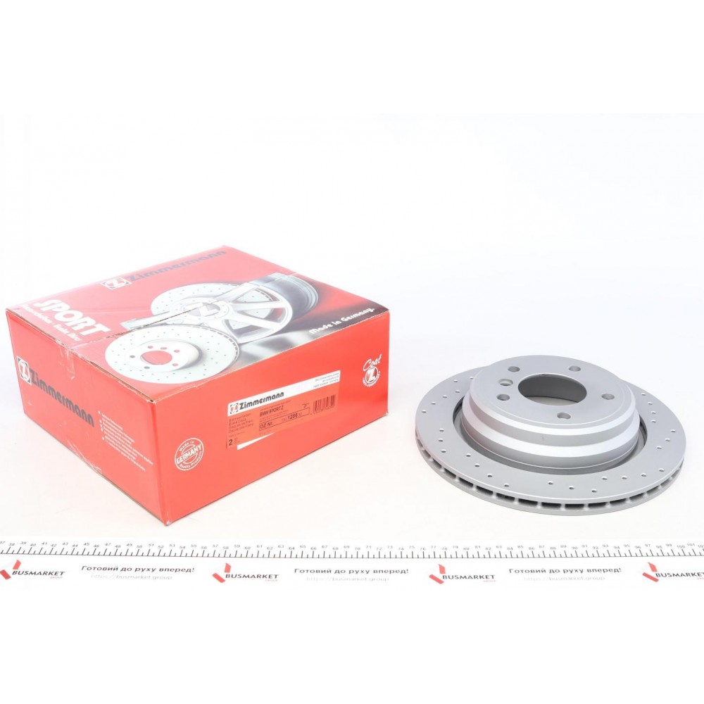 150.1286.52 ZIMMERMANN Гальмівний диск