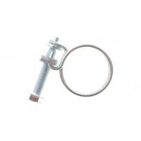 Хомут гвинтовий Ø19-22x1,8 мм