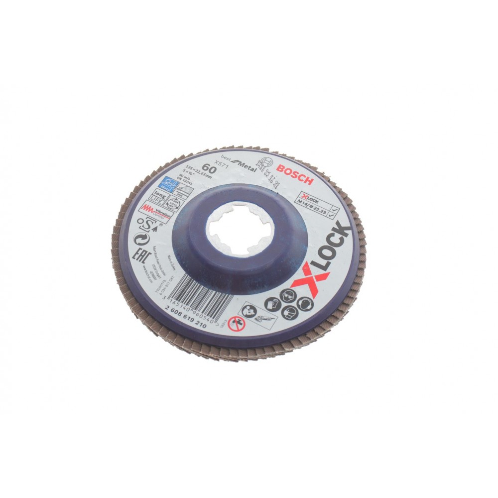 Круг зачисний 125x6x22,23 мм X-LOCK X571 Best for Metal