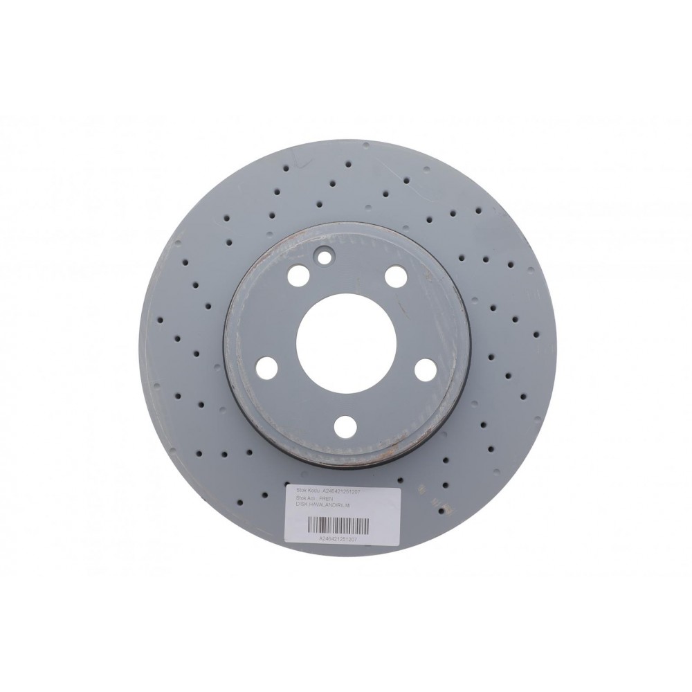 Диск гальмівний (передній) MB A-class (W176)/B-class (W246/W242) 11- (295x28)(з покр)(вент)(з отворами)