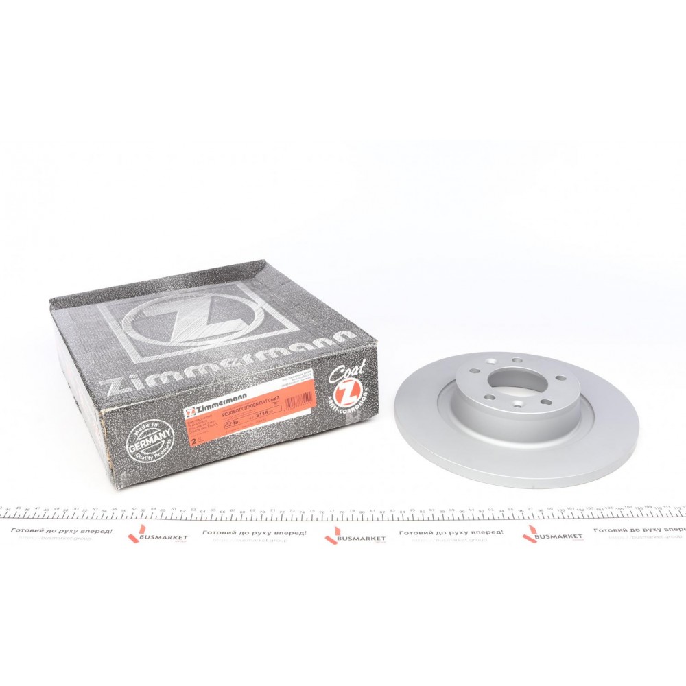 440.3118.20 ZIMMERMANN Гальмівний диск